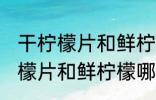 干柠檬片和鲜柠檬哪个更好一些 干柠檬片和鲜柠檬哪个比较好