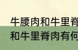 牛腰肉和牛里脊肉有什么不同 牛腰肉和牛里脊肉有何不同